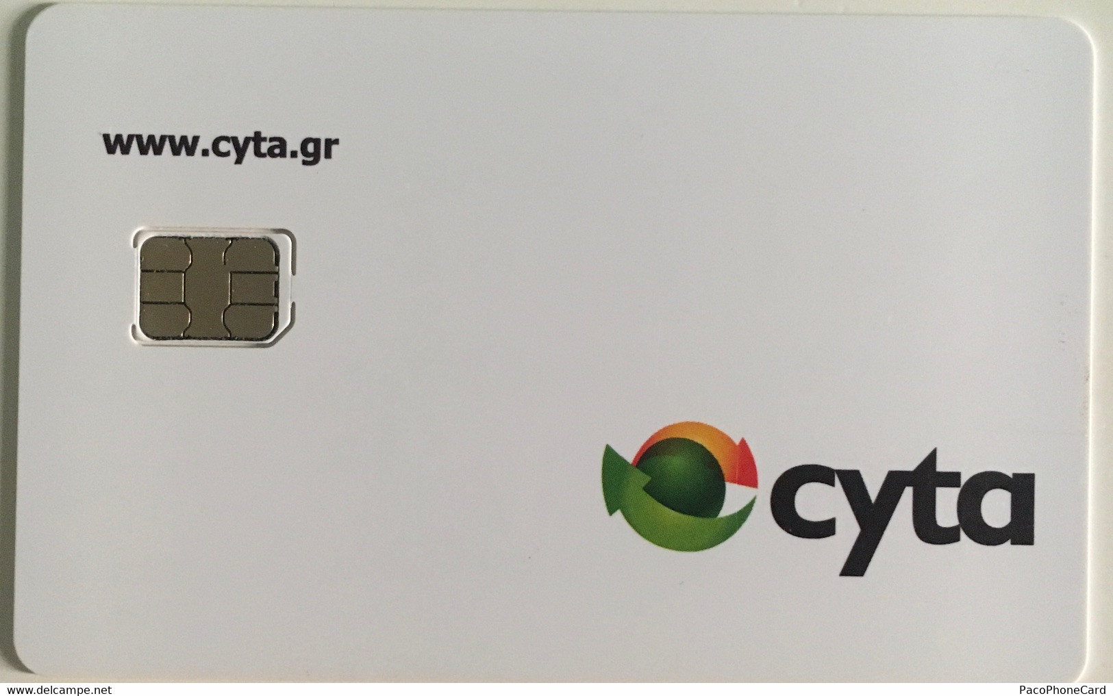 Paco \ GRECIA \ GSM \ GR-MOB-CYT-0003 \ White GSM With Cyta Logo (Type 3) \ Perfetta - Grèce