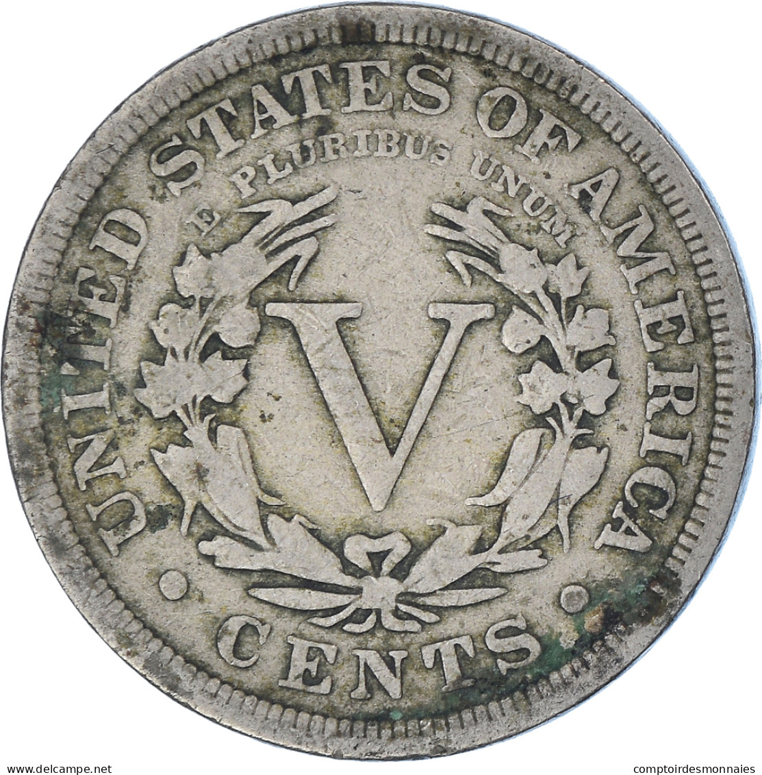 Monnaie, États-Unis, Liberty Nickel, 5 Cents, 1905, U.S. Mint, Philadelphie - 1883-1913: Liberty (Liberté)