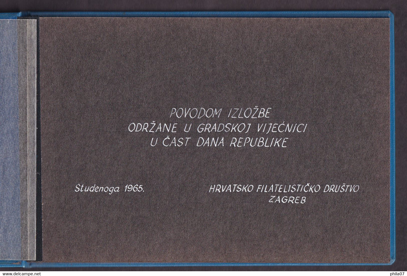 YUGOSLAVIA - Memorial Album Of HFD On The Occassion Of Exhibition In Honor Of The Of Republic Day 1965 .../ 5 Scans - Carnets