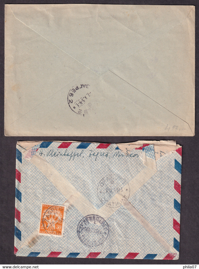 YUGOSLAVIA - Interesting Lot Of Various Letter, Envelopes And Stationeries. Various Topics, Various Years...  / 5 Scans - Collections, Lots & Series