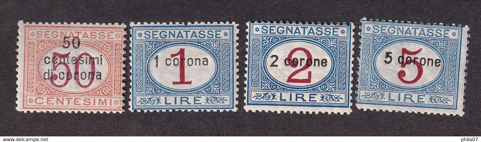 ITALY - Italian Occupation Of Dalmatia, Porto Series PS No. 10/13. MNH Quality./ 2 Scans - Andere & Zonder Classificatie