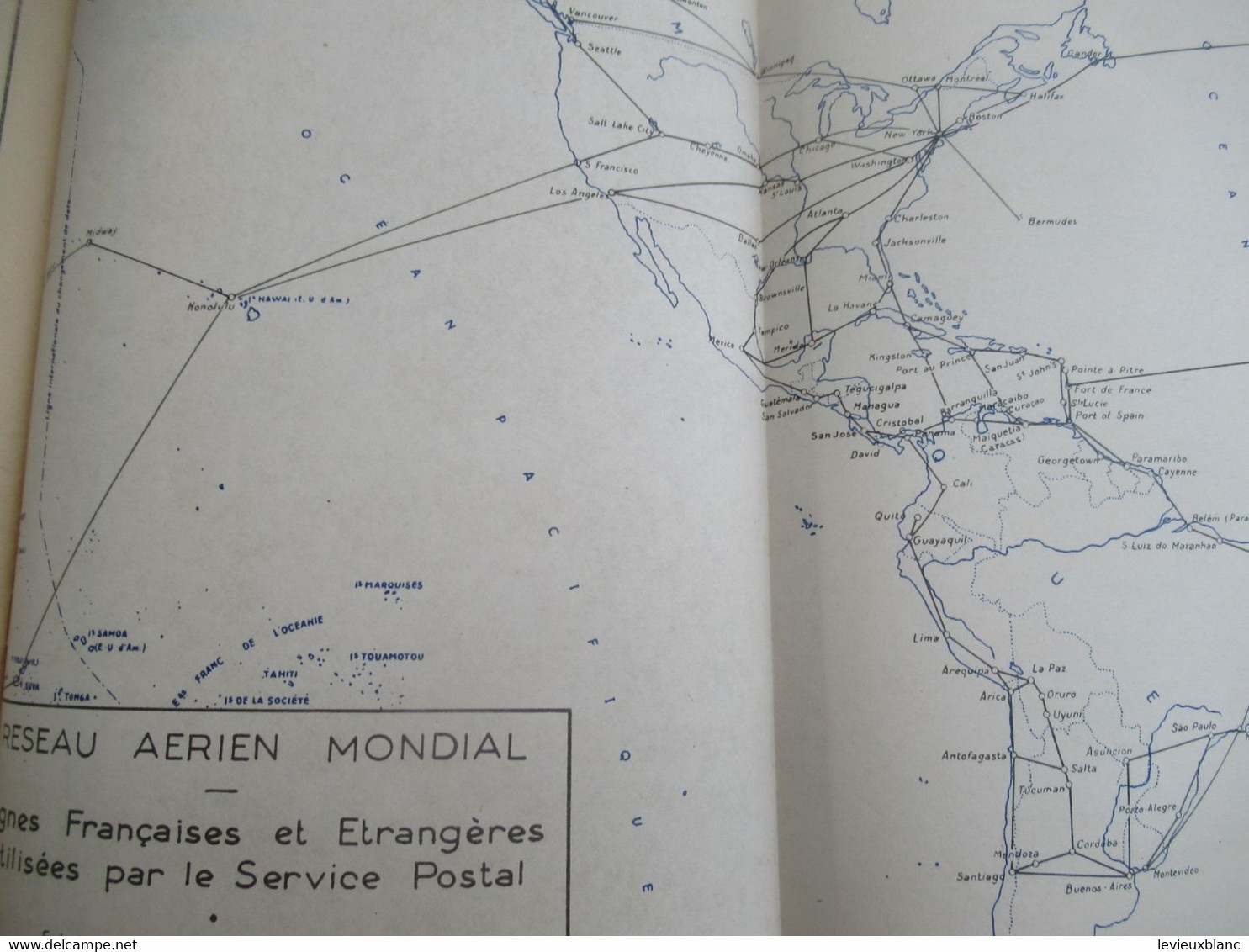 Brochure  21 X 27 " POSTE AERIENNE"/ Document édité par l'Administration des P T T /Année 1948 N°5//1948        TIMB150