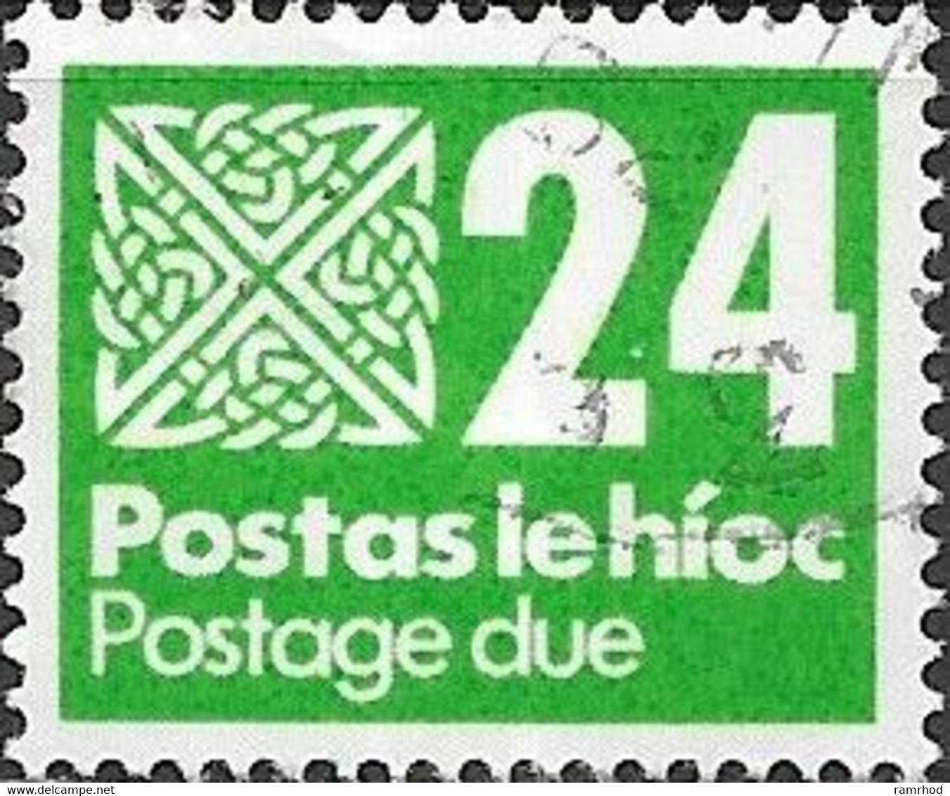 IRELAND 1980 Postage Due - 24p. - Green FU - Segnatasse