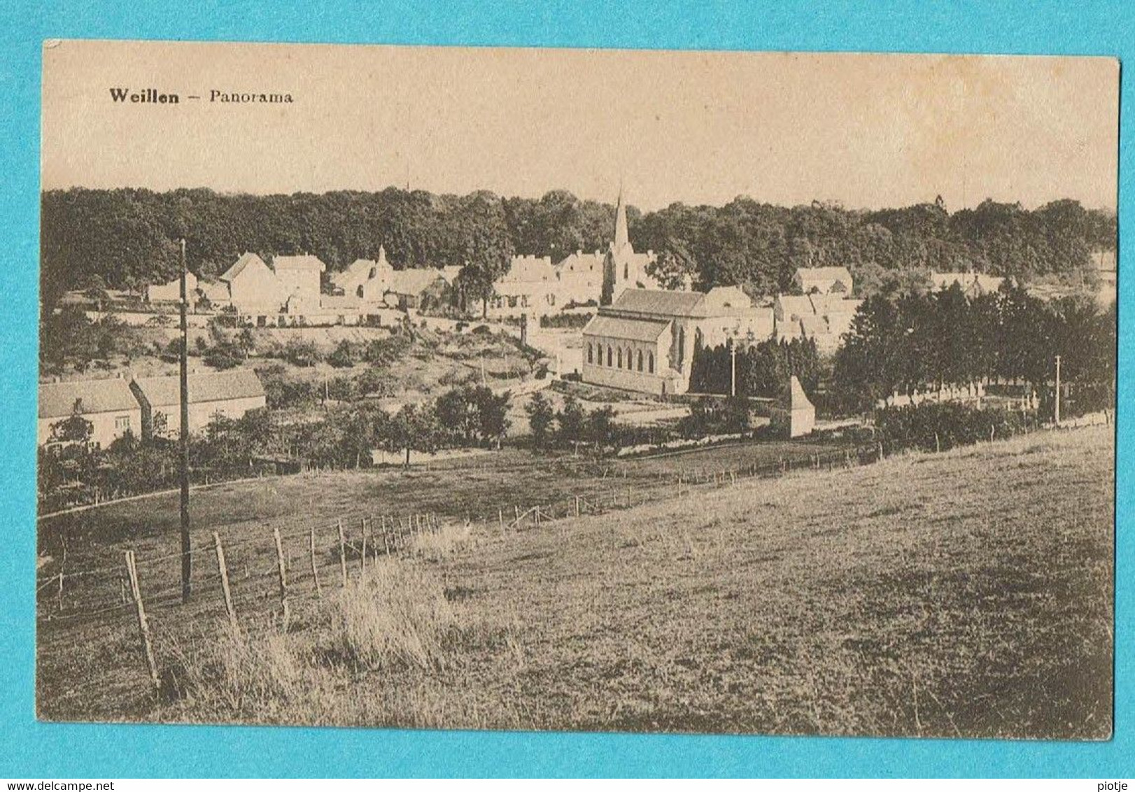 * Weillen - Onhaye (Namur - La Wallonie) * (Desaix - Edit Em. Adam Delcour) Panorama, église, Vue Générale, Old - Onhaye