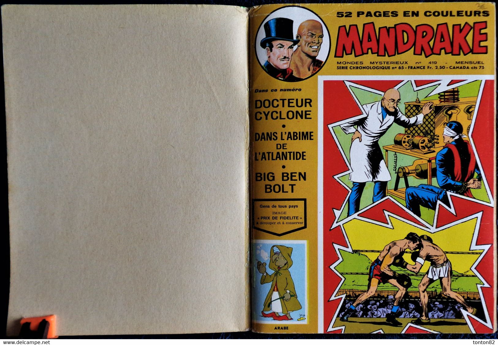 MANDRAKE - Album N° 51 - ( 419 - 420 ) - ( 1974 ) . - Mandrake