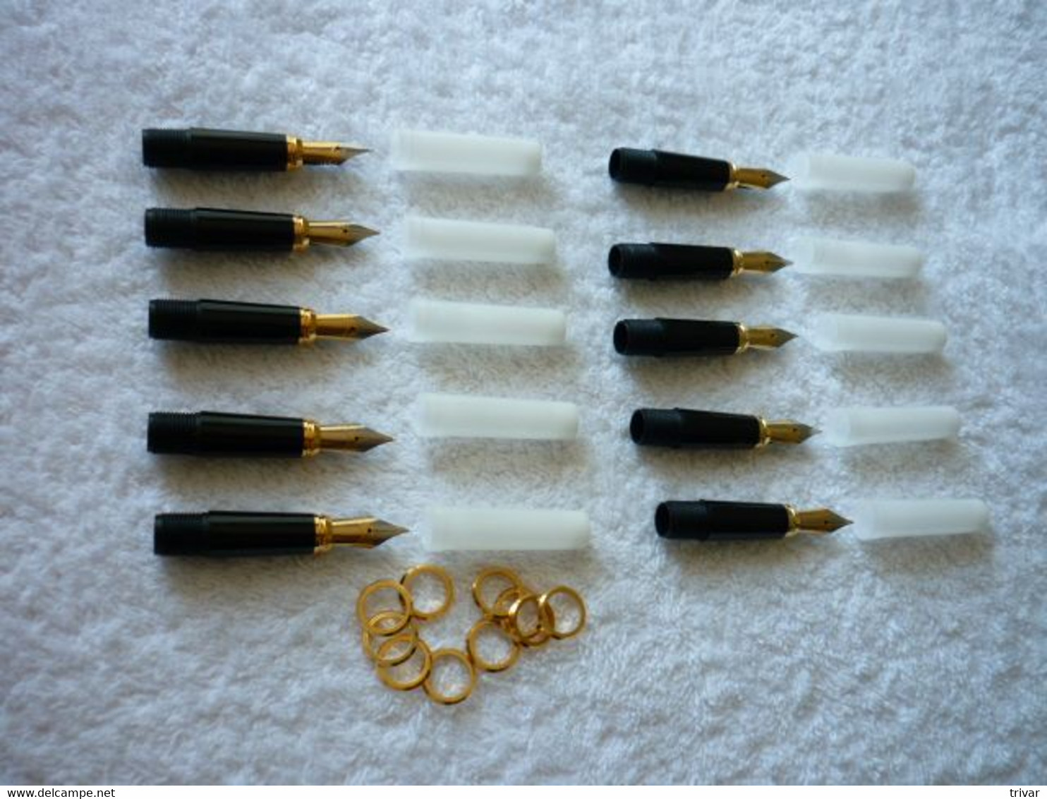 10 Bloc-Plume N°5 Bicolore Pointe M- Pièces Pour Stylo Plume - Fountain Pen Parts - Stylos