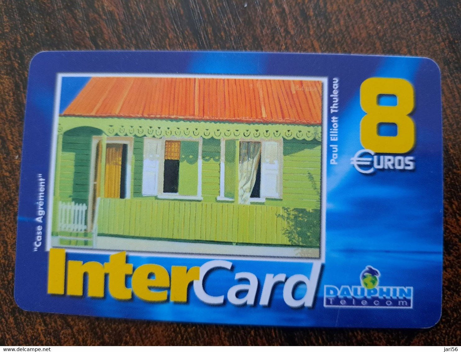 ST MARTIN  INTERCARD CASE AGREEMENT     8 EURO /   INTER 52/ USED  CARD    ** 10179 ** - Antilles (Françaises)