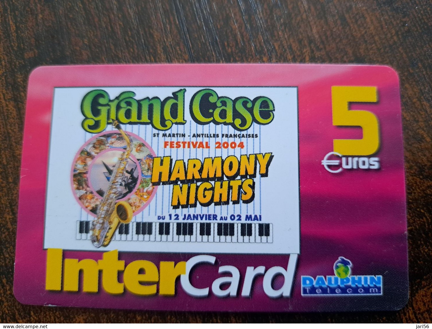 ST MARTIN  INTERCARD  / GRAND CASE HARMONY NIGHTS      5 EURO /   INTER 83/ USED  CARD    ** 10182 ** - Antillen (Frans)