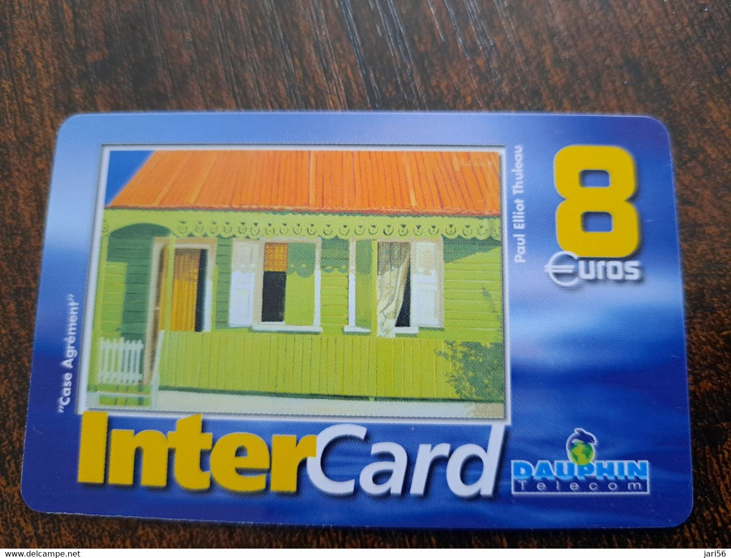 ST MARTIN  INTERCARD  / CASE AGREEMENT    8 EURO /   INTER 86/ USED  CARD    ** 10185 ** - Antille (Francesi)