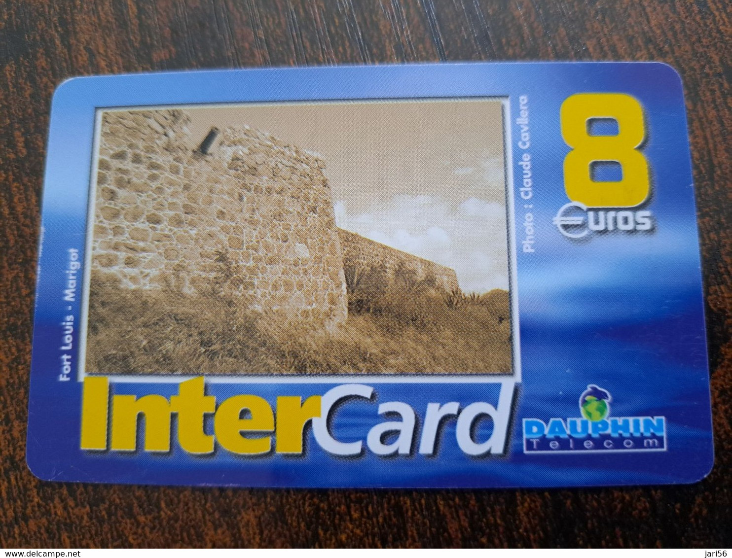 ST MARTIN  INTERCARD  / FORT LOUIS MARIGOT    8 EURO /   INTER 87/ USED  CARD    ** 10186 ** - Antillen (Französische)