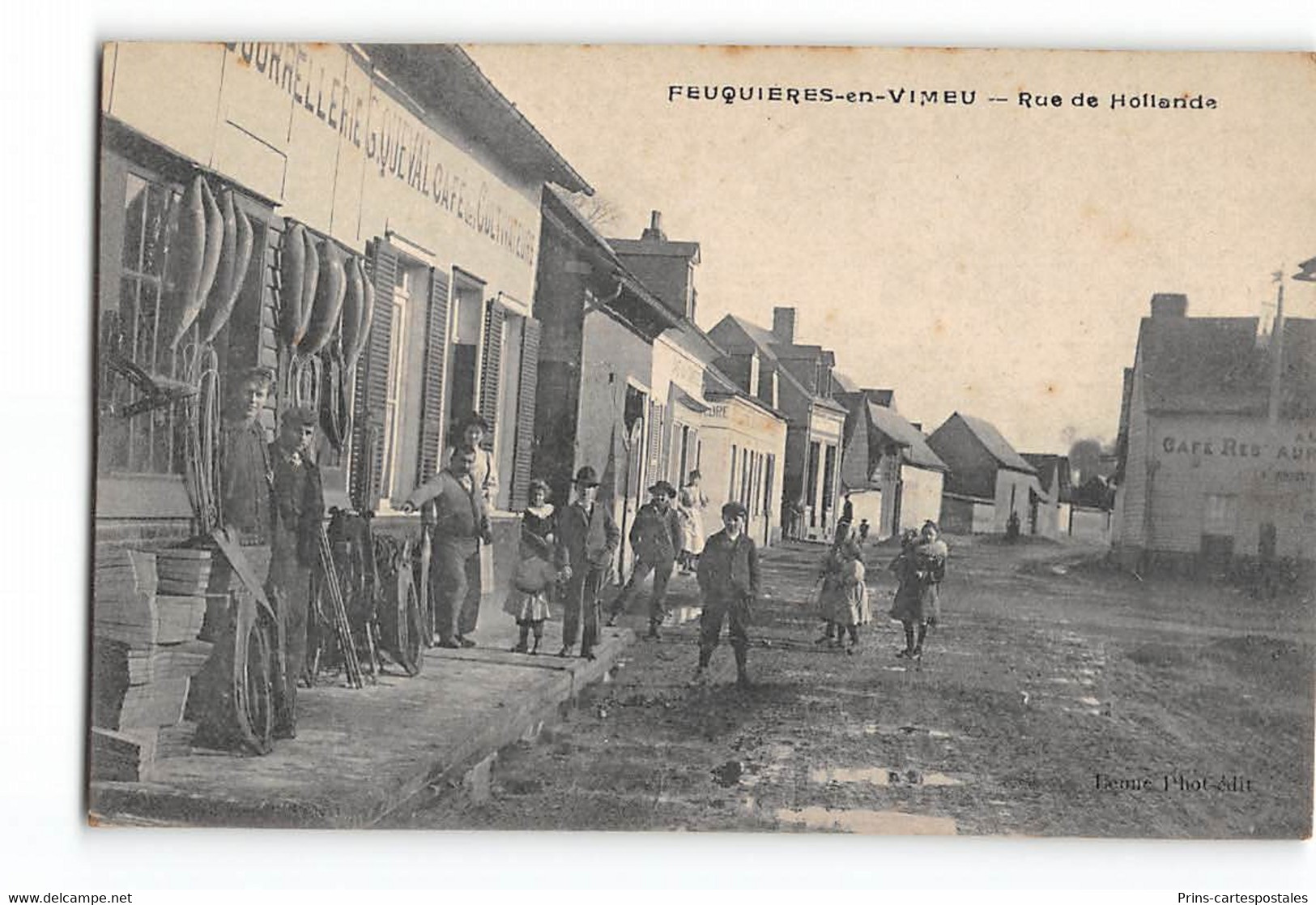 CPA 80 Feuquieres En Vimeu Rue De Hollande - Feuquieres En Vimeu