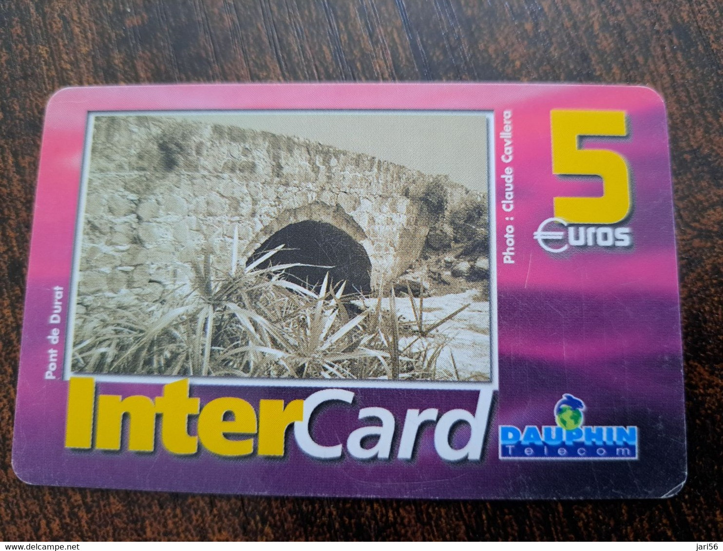 ST MARTIN  INTERCARD  / PONT DE DURAT       5  EURO /   INTER 93 / USED  CARD    ** 10192 ** - Antilles (Françaises)