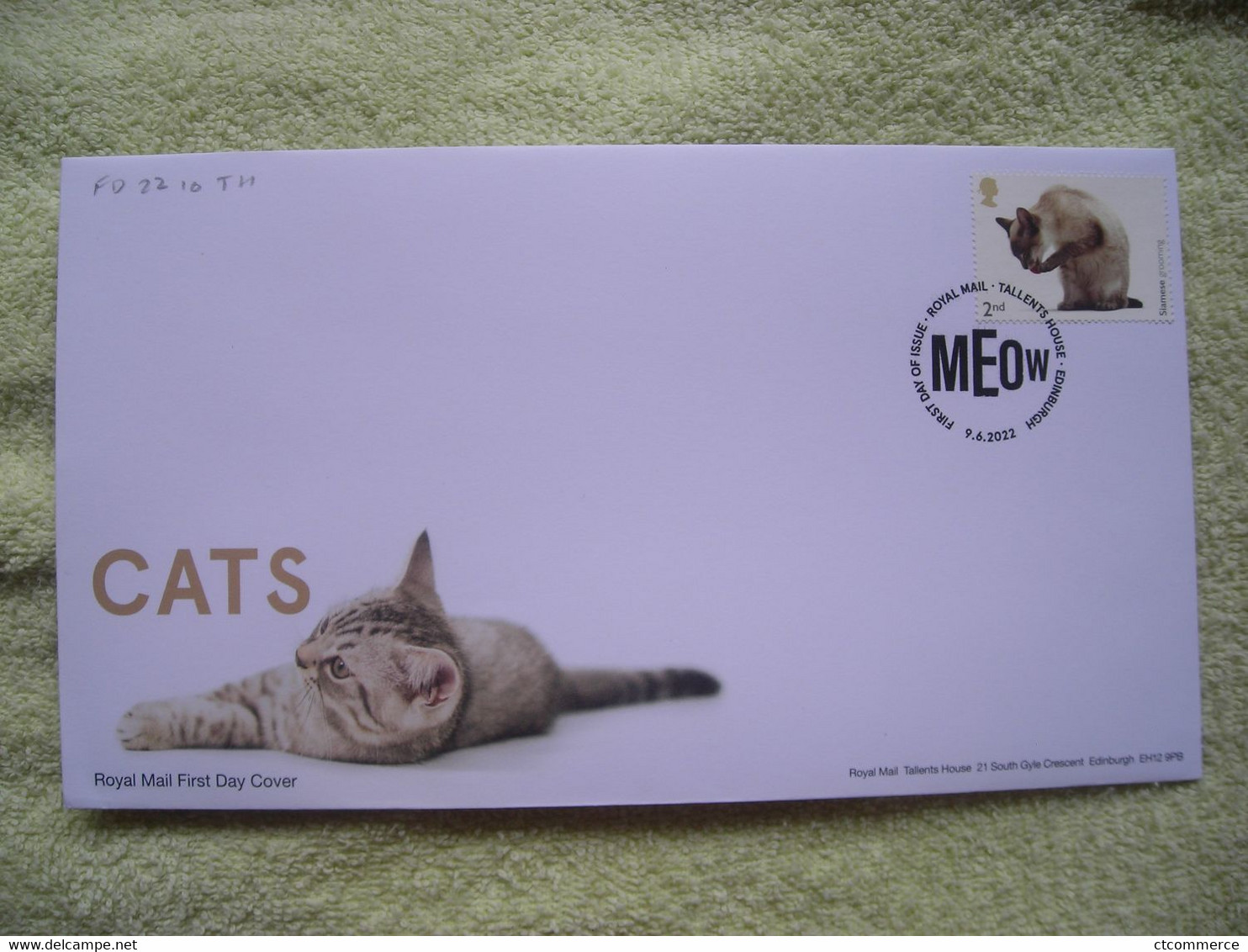 FDC Cats Chats, Siamese Grooming, Siamese  Grooming, Chat Siamois, Toilettage - 2021-... Ediciones Decimales