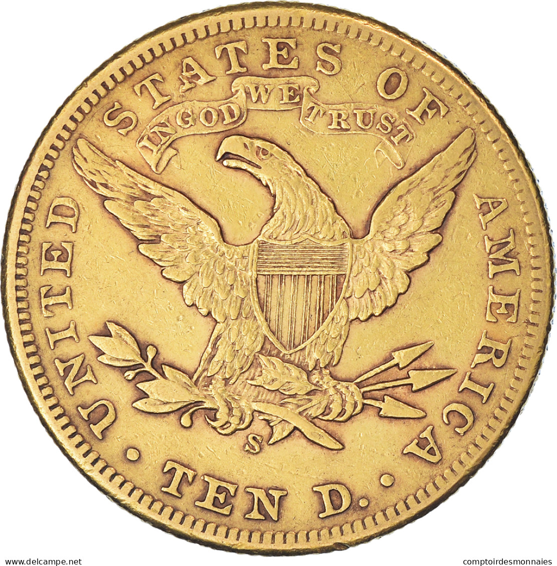 Monnaie, États-Unis, Coronet Head, $10, Eagle, 1905, U.S. Mint, San Francisco - 10$ - Eagles - 1866-1907: Coronet Head (Testa Coronata)