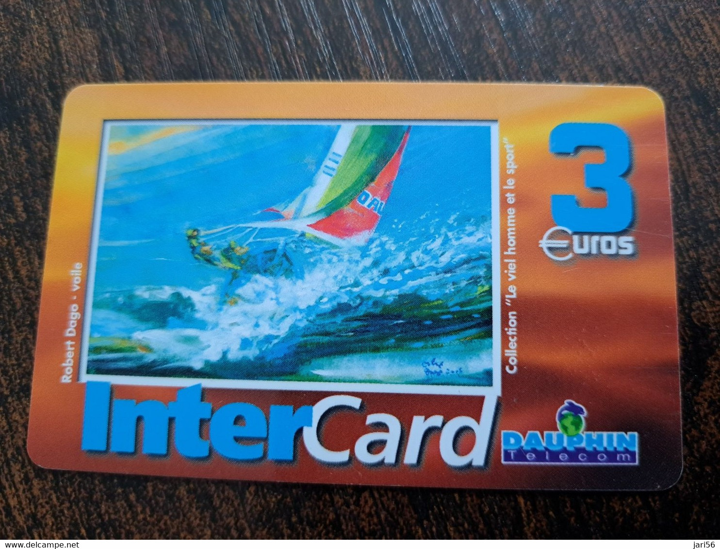 ST MARTIN  INTERCARD  / ROBERT DAGO - VOILLE         3  EURO /   INTER 132 / USED  CARD    ** 10205 ** - Antillas (Francesas)