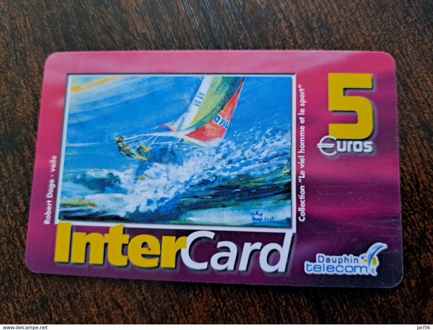 ST MARTIN  INTERCARD  / ROBERT DAGO- VOILLE        5  EURO /   INTER 144 / USED  CARD    ** 10209 ** - Antille (Francesi)