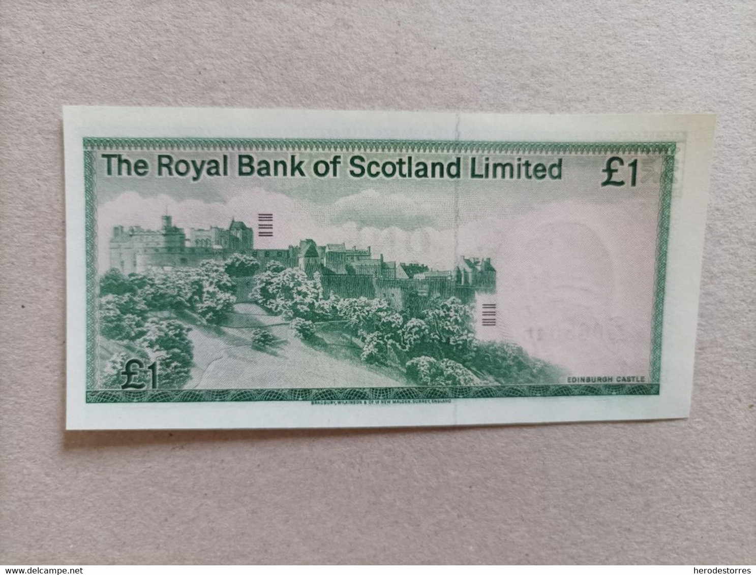 Billete De Escocia De 1 Pound 1981, Nº Bajo, UNC - 1 Pound