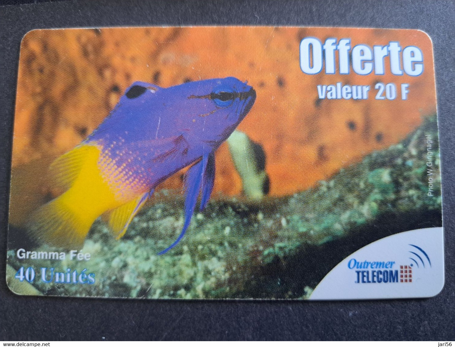 ST MARTIN  OUTREMER TELECOM/ SERIE 4 CARDS   TROPICAL FISH 20FF,2X 40FF, 80FF.  ANTF OT68-OT 71 ** 10213 ** - Antilles (French)