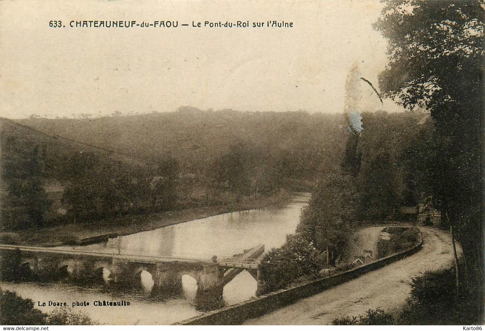 Châteauneuf Du Faou * Le Pont Du Roi Sur L'aulne * Route - Châteauneuf-du-Faou