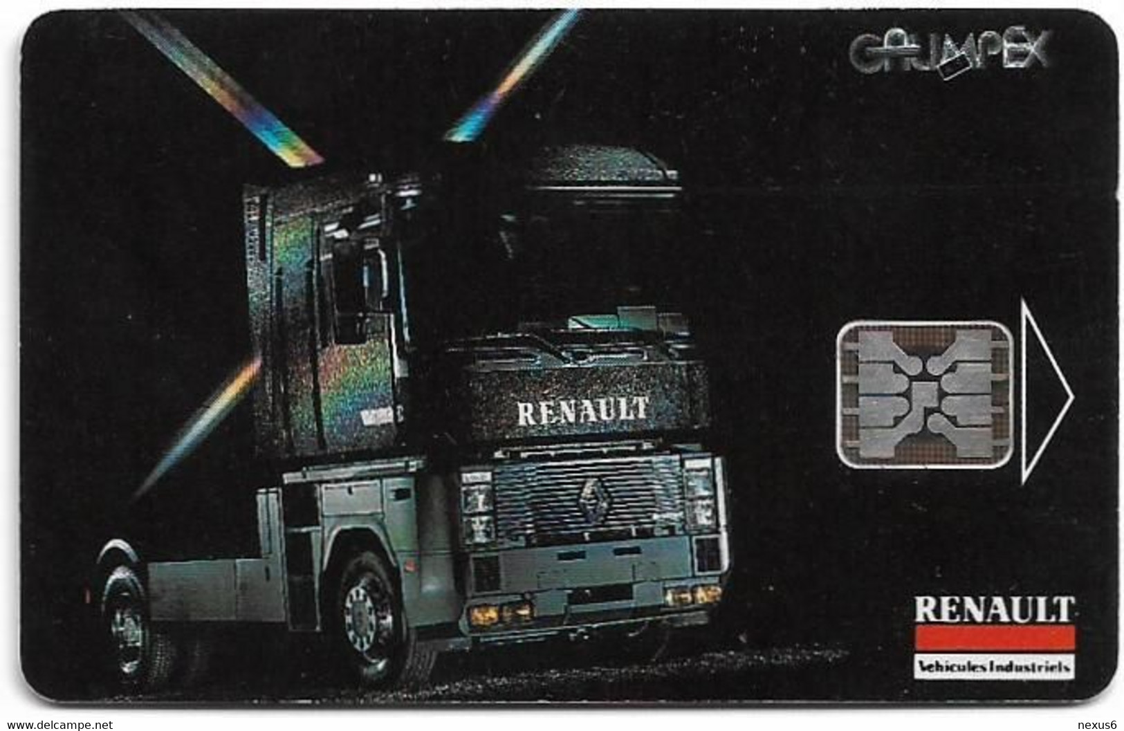 Czechoslovakia - CSFR - Renault Truck, Galimpex - 1992, SC5, Cn.43664 Inverted, 150U, 50.000ex, Used - Tschechoslowakei