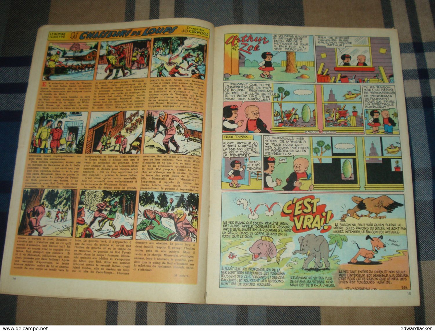 L'INTREPIDE - Lot De 12 Numéros De 1953 à 1956 - Assez Bon état - Erik - Le Rallic - Bugs Bunny - L'Intrépide