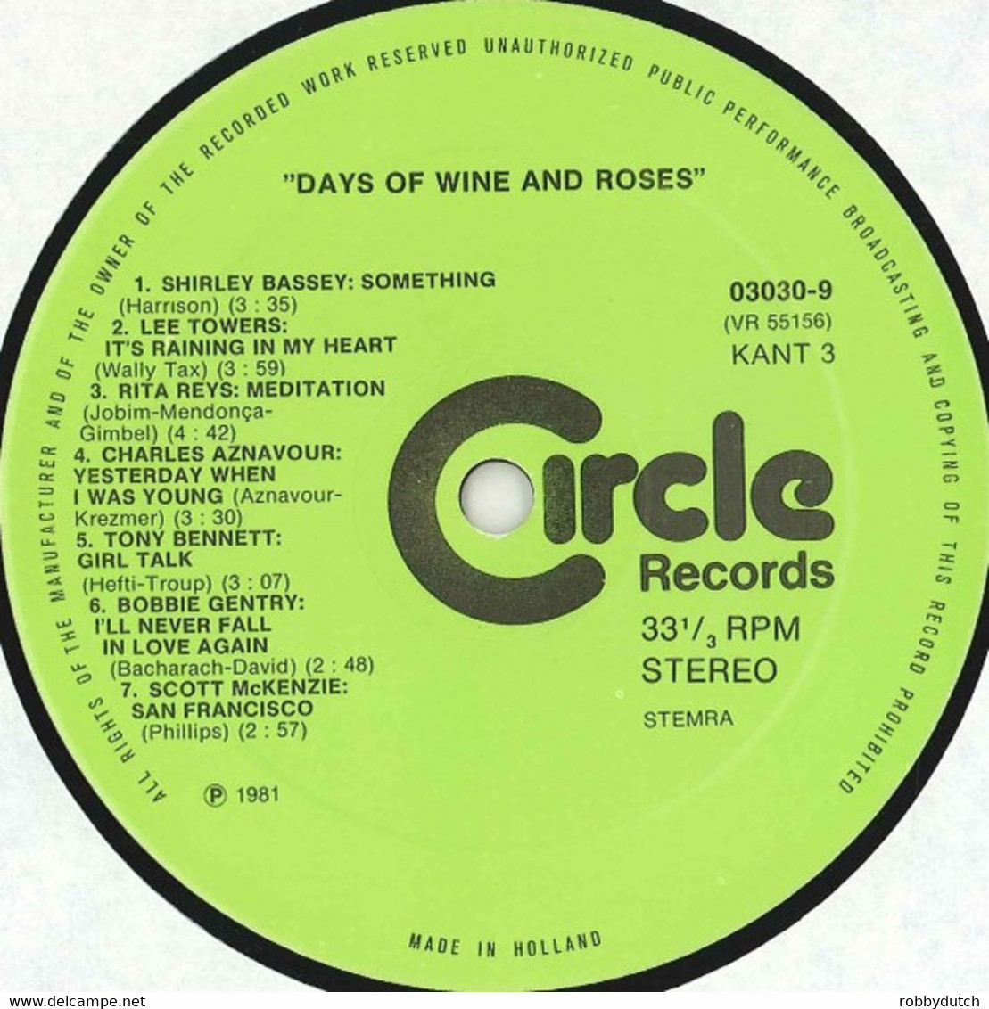 * 2LP *  DAYS OF WINE AND ROSES (Romantic Love-Songs) (Holland 1981 EX-!!!)