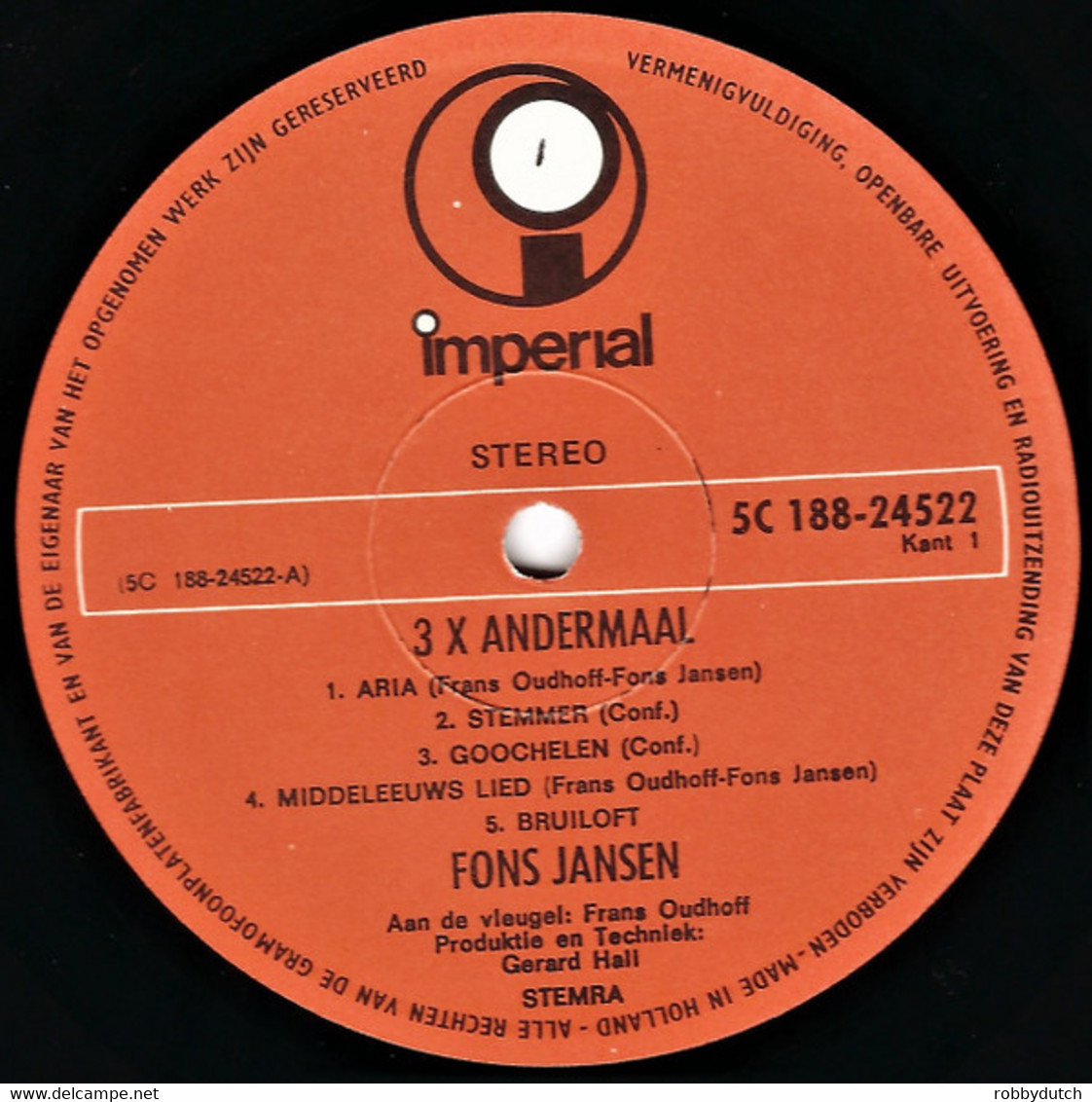 * 2LP *  FONS JANSEN - 3X ANDERMAAL (Holland 1970) - Humour, Cabaret