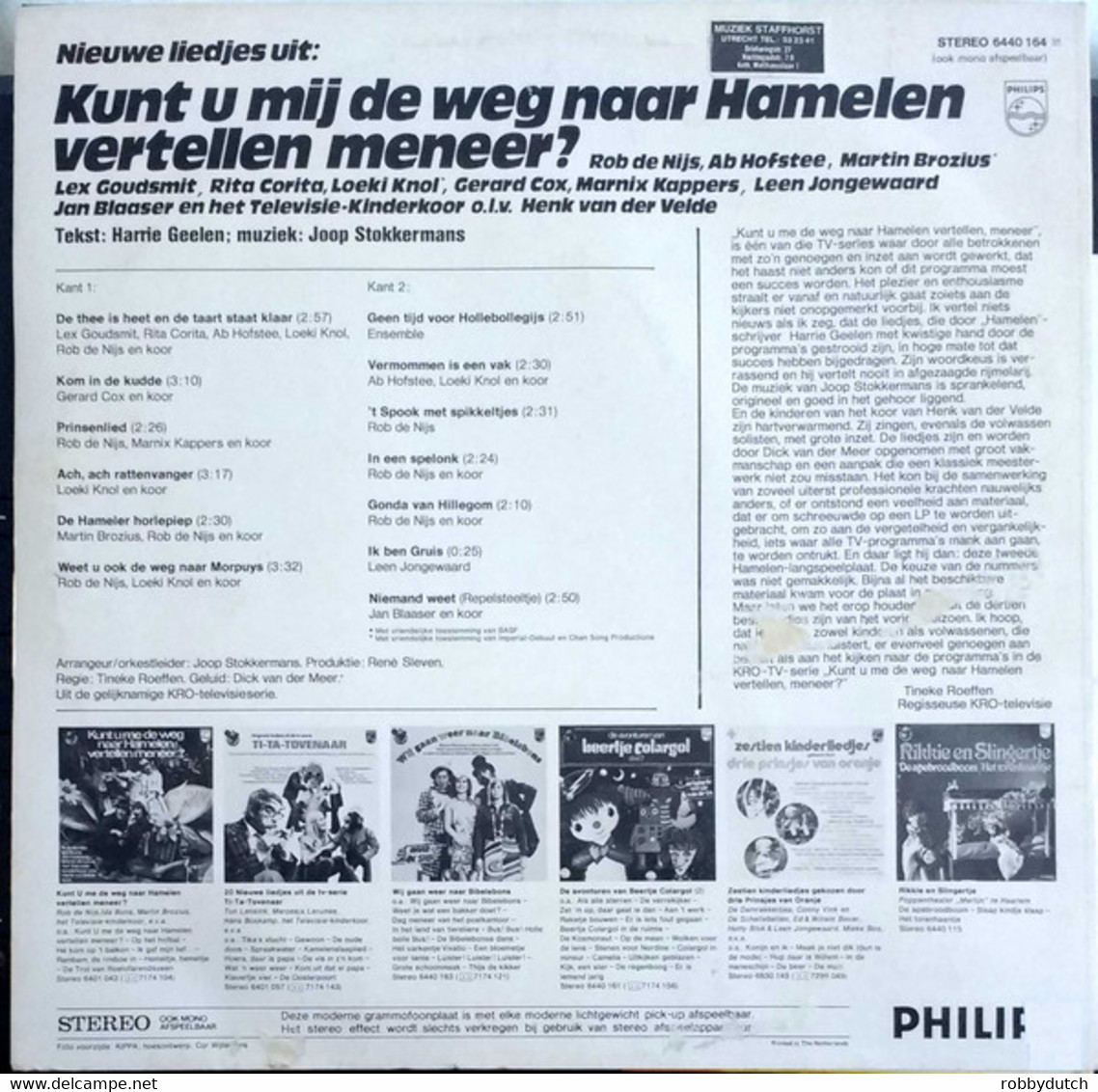 * LP *  NIEUWE LIEDJES UIT: KUNT U MIJ DE WEG NAAR HAMELEN VERTELLEN MENEER? (Holland 1973) - Enfants