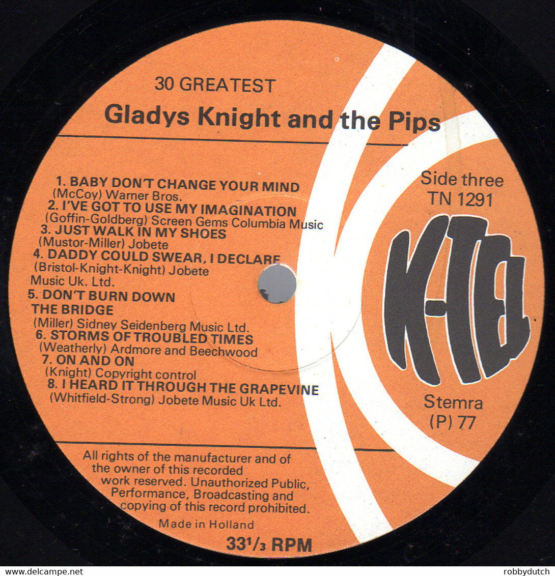 * 2LP * GLADYS KNIGHT AND THE PIPS - 30 GREATEST