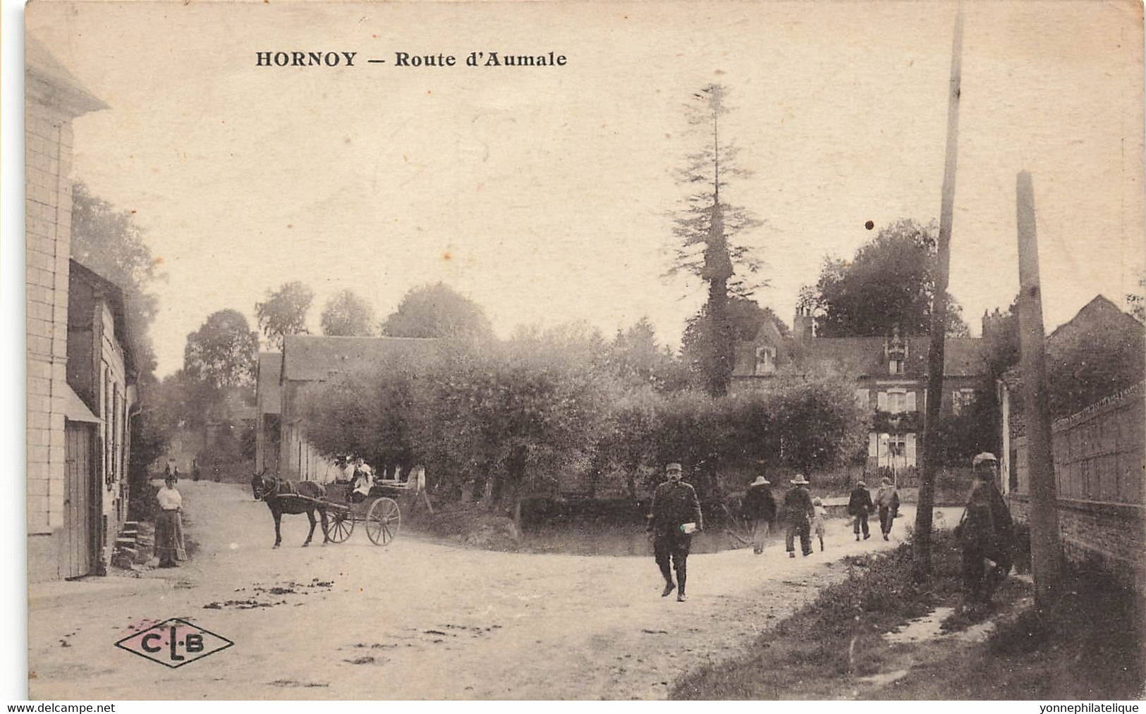 80 - SOMME - HORNOY - Route D'Aumale - Superbe Animation - 10556 - Hornoy Le Bourg