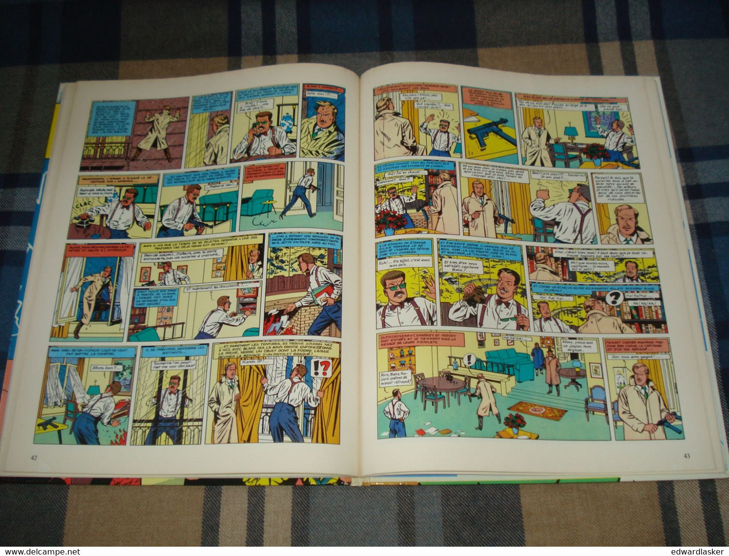 BLAKE Et MORTIMER : S.O.S. Météores /Jacobs - Rééd. Lombard 1972 - Bon état - Blake Et Mortimer