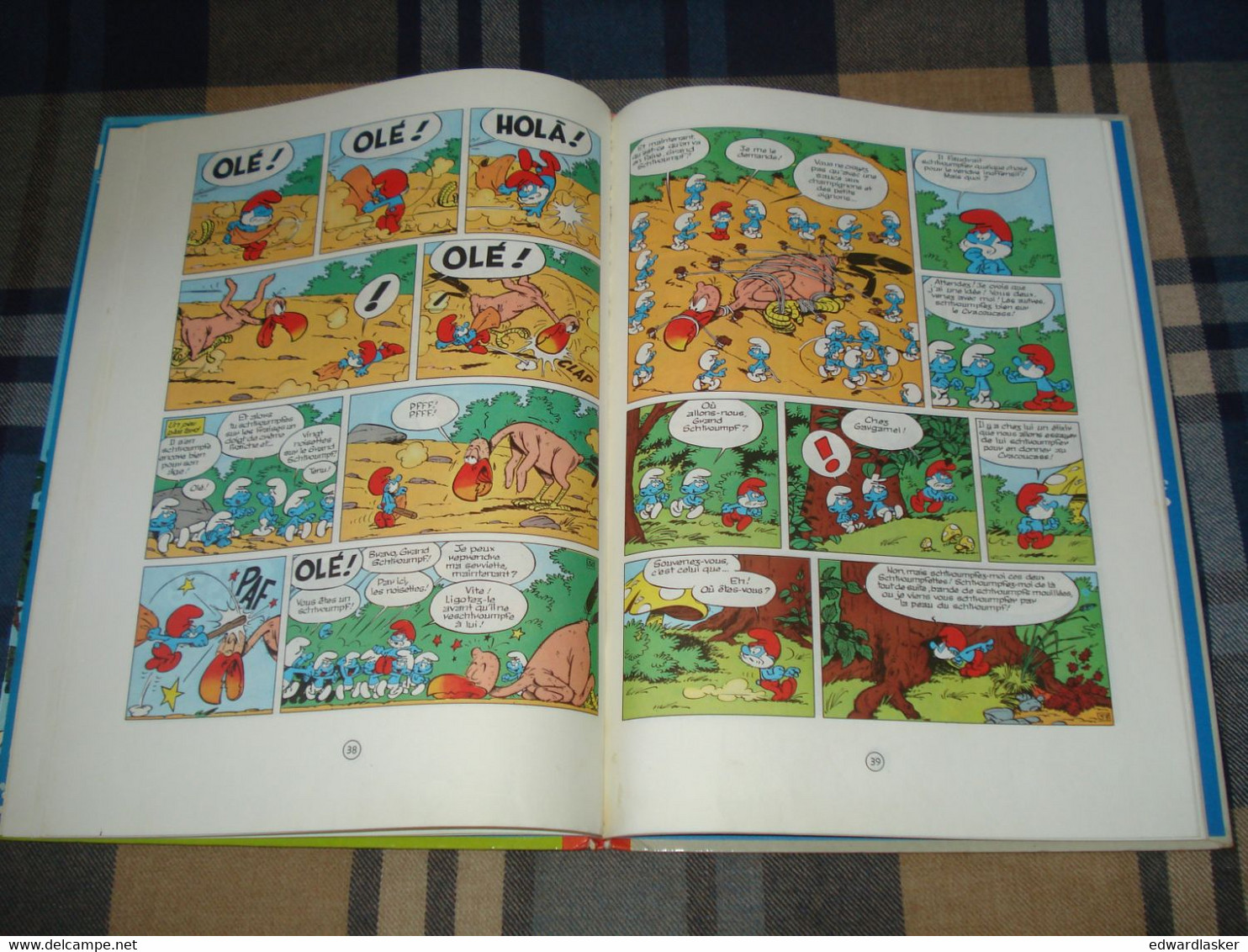 BD LES SCHTROUMPFS 5 : Et Le Cracoucass - EO DUPUIS 1969 [2] - Schtroumpfs, Les