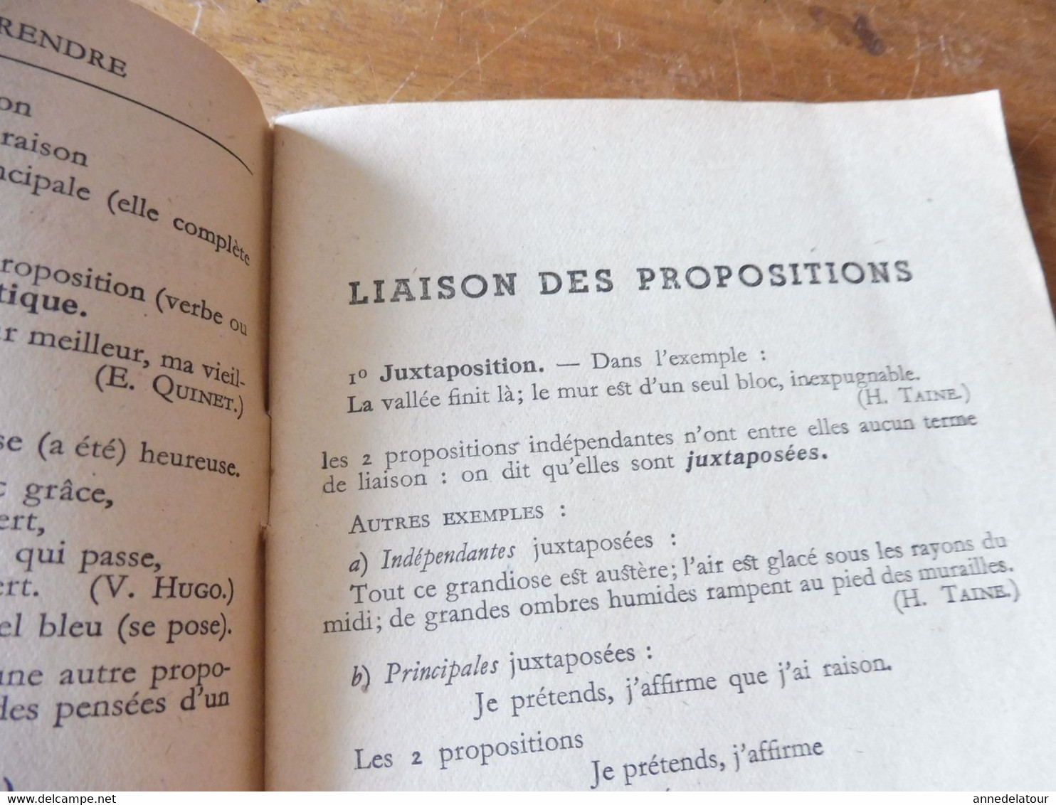 Année 1941  Ce qu'il faut apprendre ANALYSE LOGIQUE