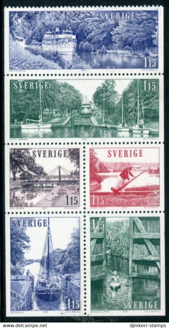 SWEDEN 1979 Tourism: Göta Canal MNH / **.  Michel 1065-70 - Nuevos