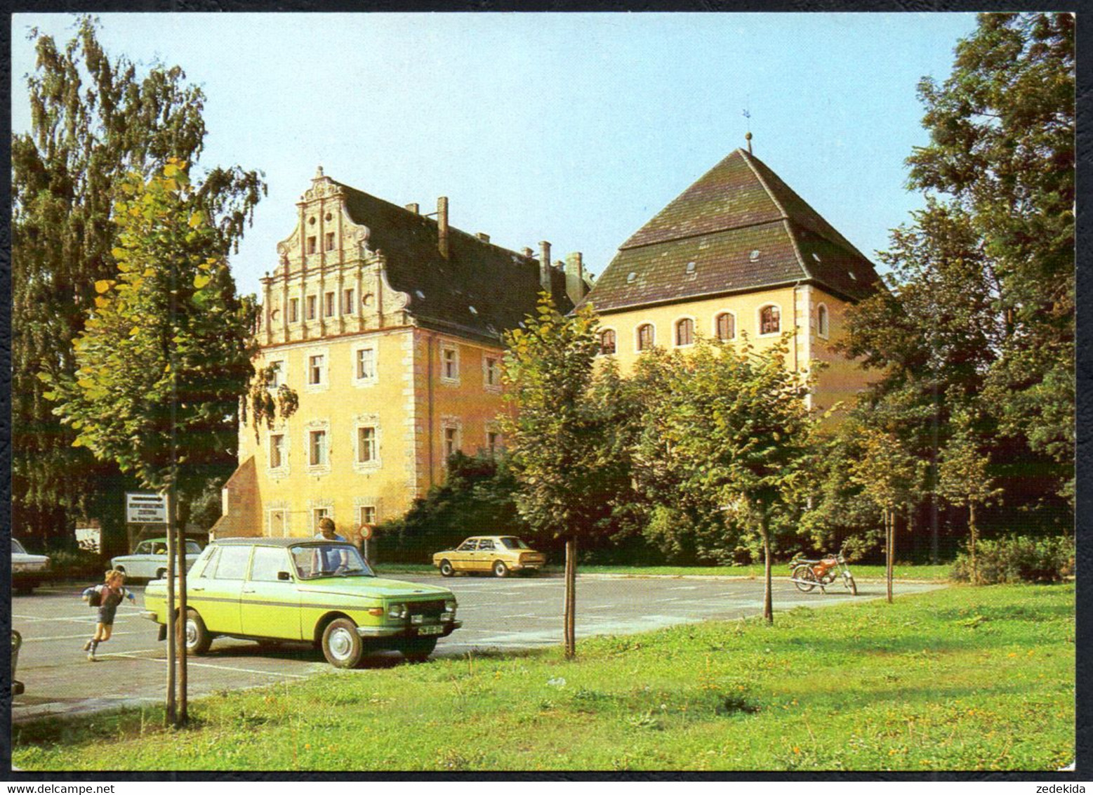 F8478 - TOP Lübben - Schloßturm Oldtimer Car Wartburg Skoda - Bild Und Heimat Reichenbach - Lübben (Spreewald)
