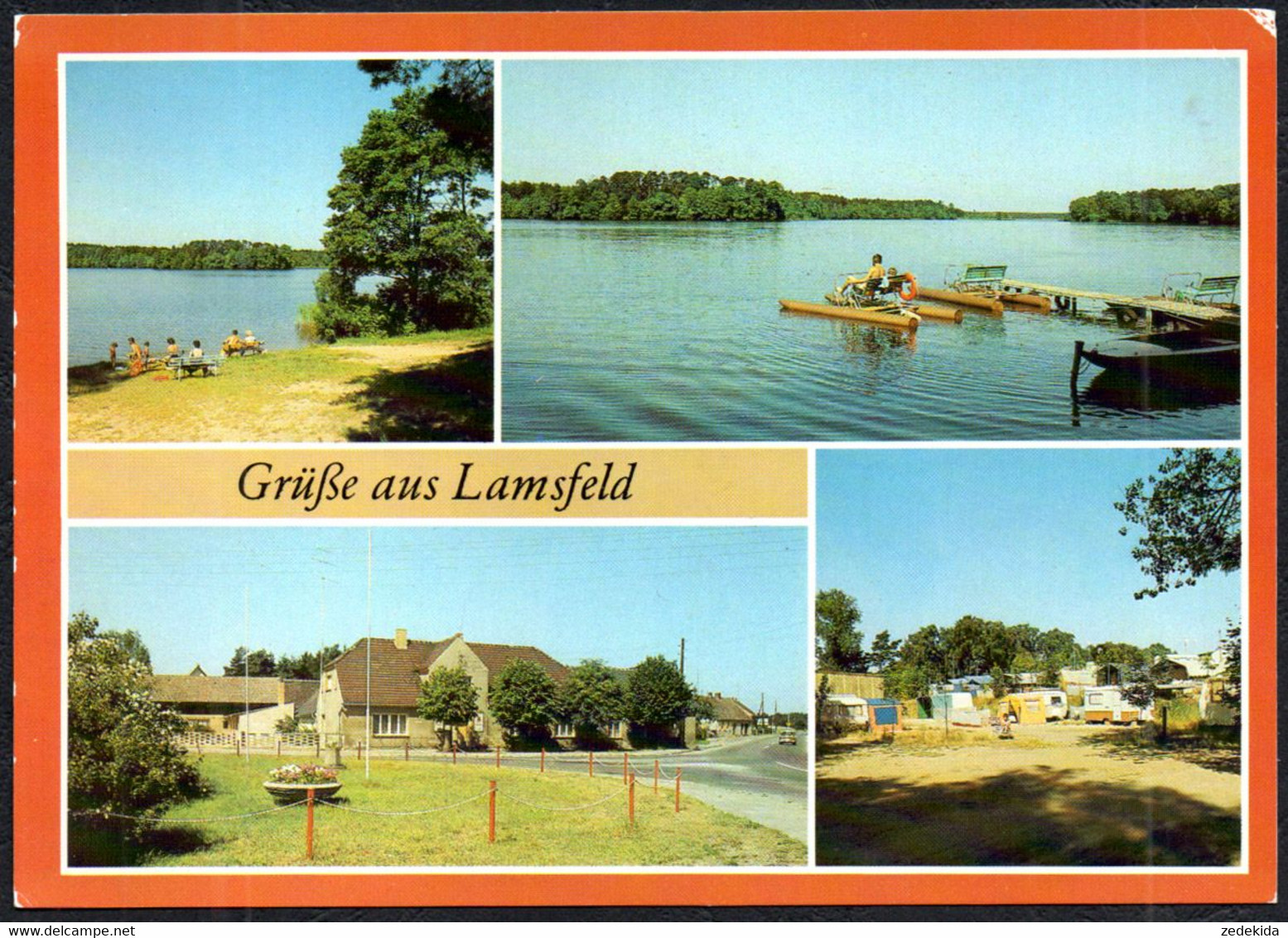F8492 - Lamsfeld - Campingplatz - Bild Und Heimat Reichenbach - Luebben (Spreewald)