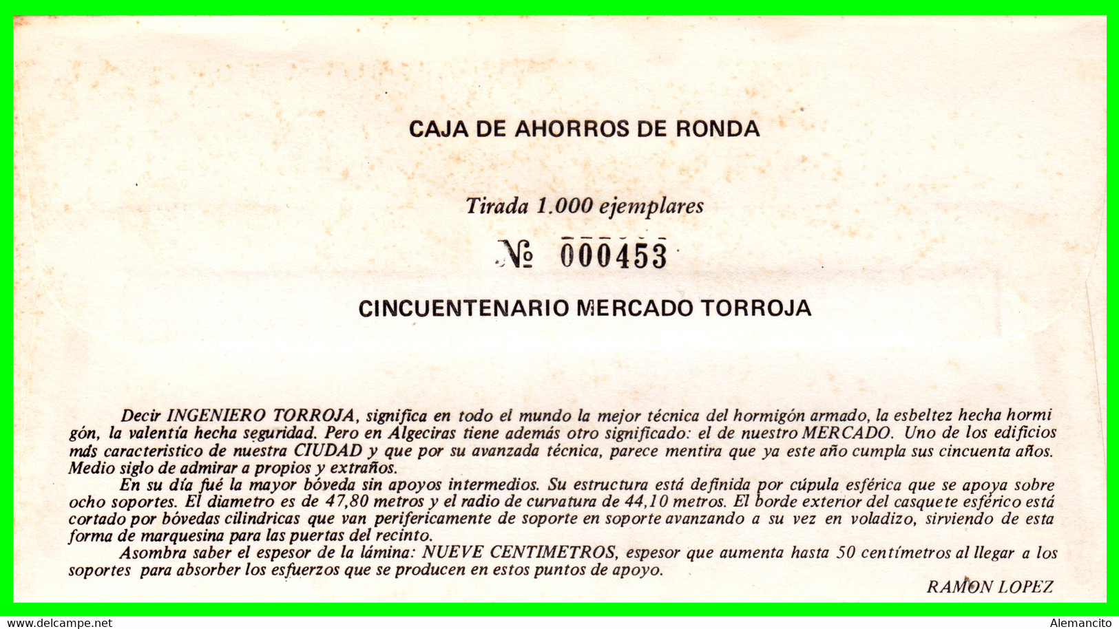 SOBRE EXPOSICION FILATELICA Y NUMISMATICA DE ALGECIRAS ( CADIZ ) MATASELLO DE ALGECIRAS AÑO 1985 - Sonstige & Ohne Zuordnung