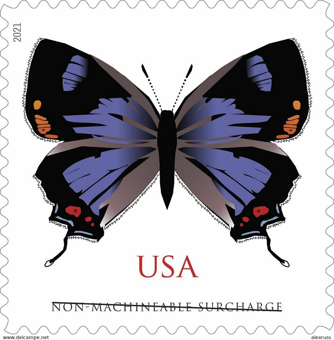 US 2021, Colorado Hairstreak Butterfly 99c, Sheet Of 20 Stamps, Scott # 5568, LUXE MNH** - Ganze Bögen