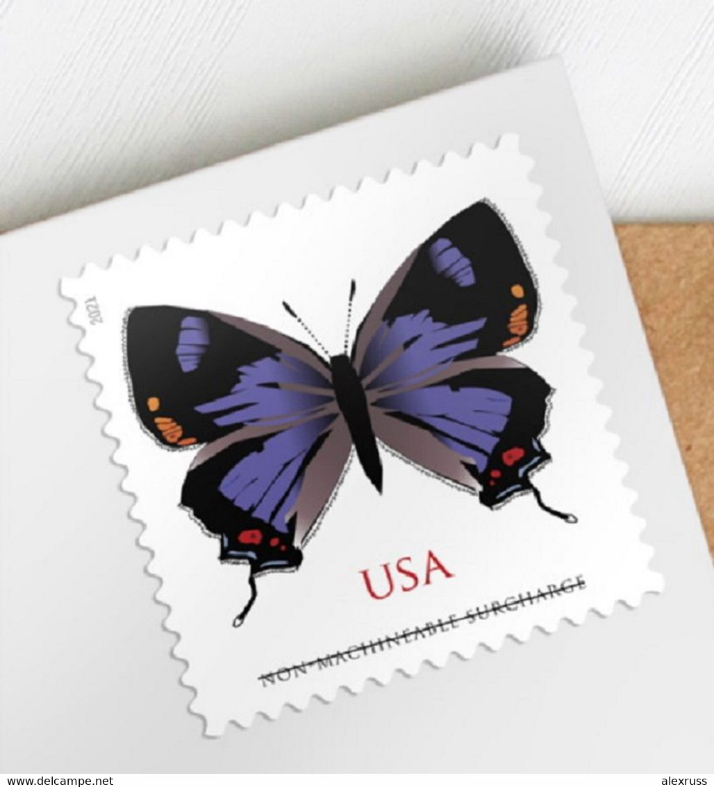 US 2021, Colorado Hairstreak Butterfly 99c, Sheet Of 20 Stamps, Scott # 5568, LUXE MNH** - Ganze Bögen