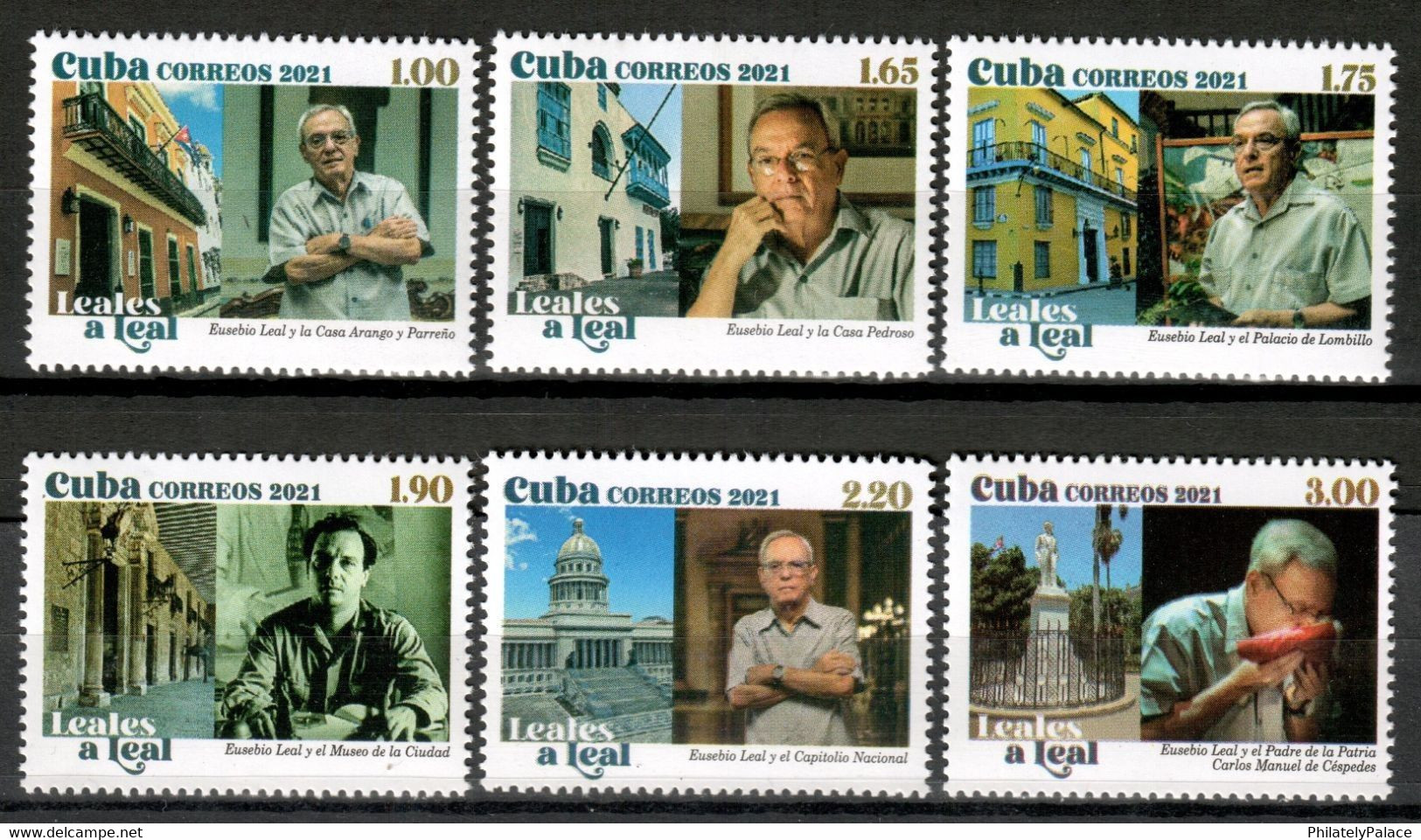 CUBA 2021 *** Architecture Monuments 6 Architect Legends MNH 6v Stamps Set (**) Limited Edition - Neufs