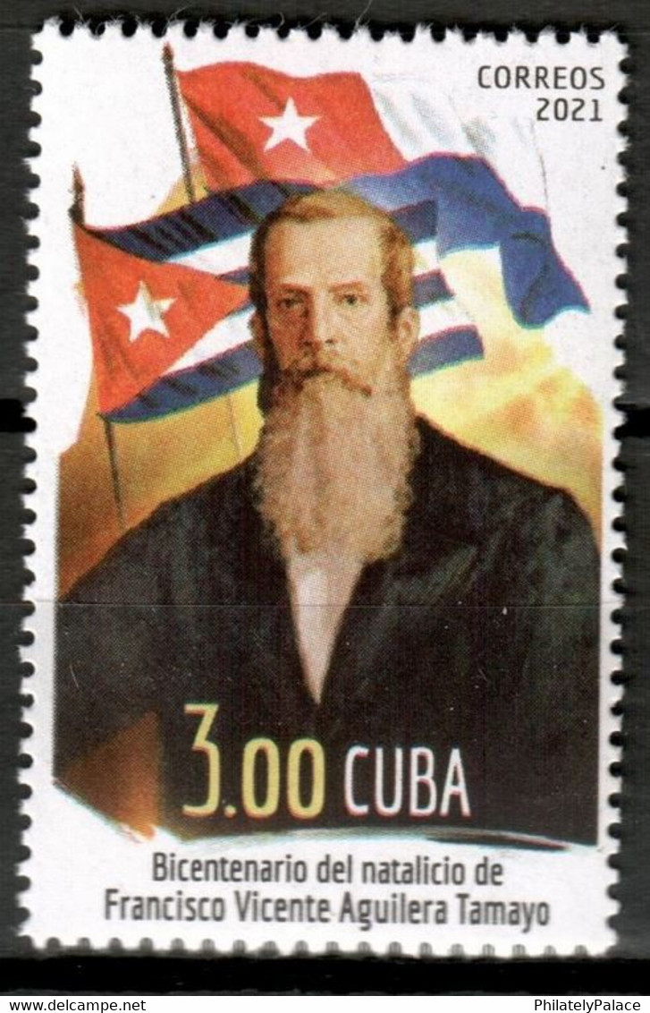 CUBA 2021 *** Francisco Vicente Aguilera Tamayo Cuban Patriot MNH (**) Limited Edition - Ungebraucht