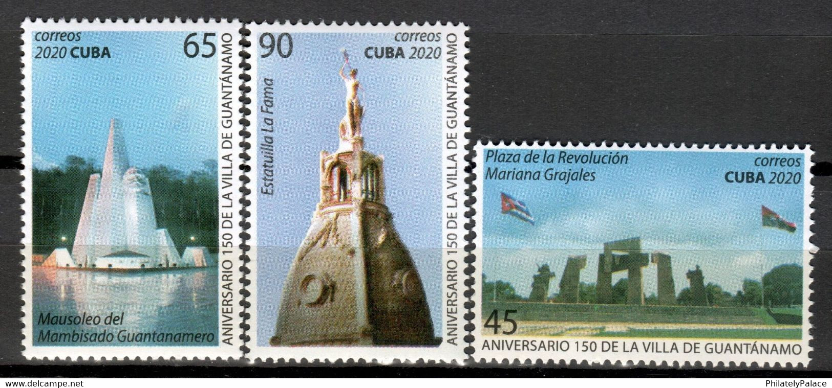 CUBA 2020 ***  150 Years Guantanamo Village 3V MNH (**) Limited Edition - Unused Stamps