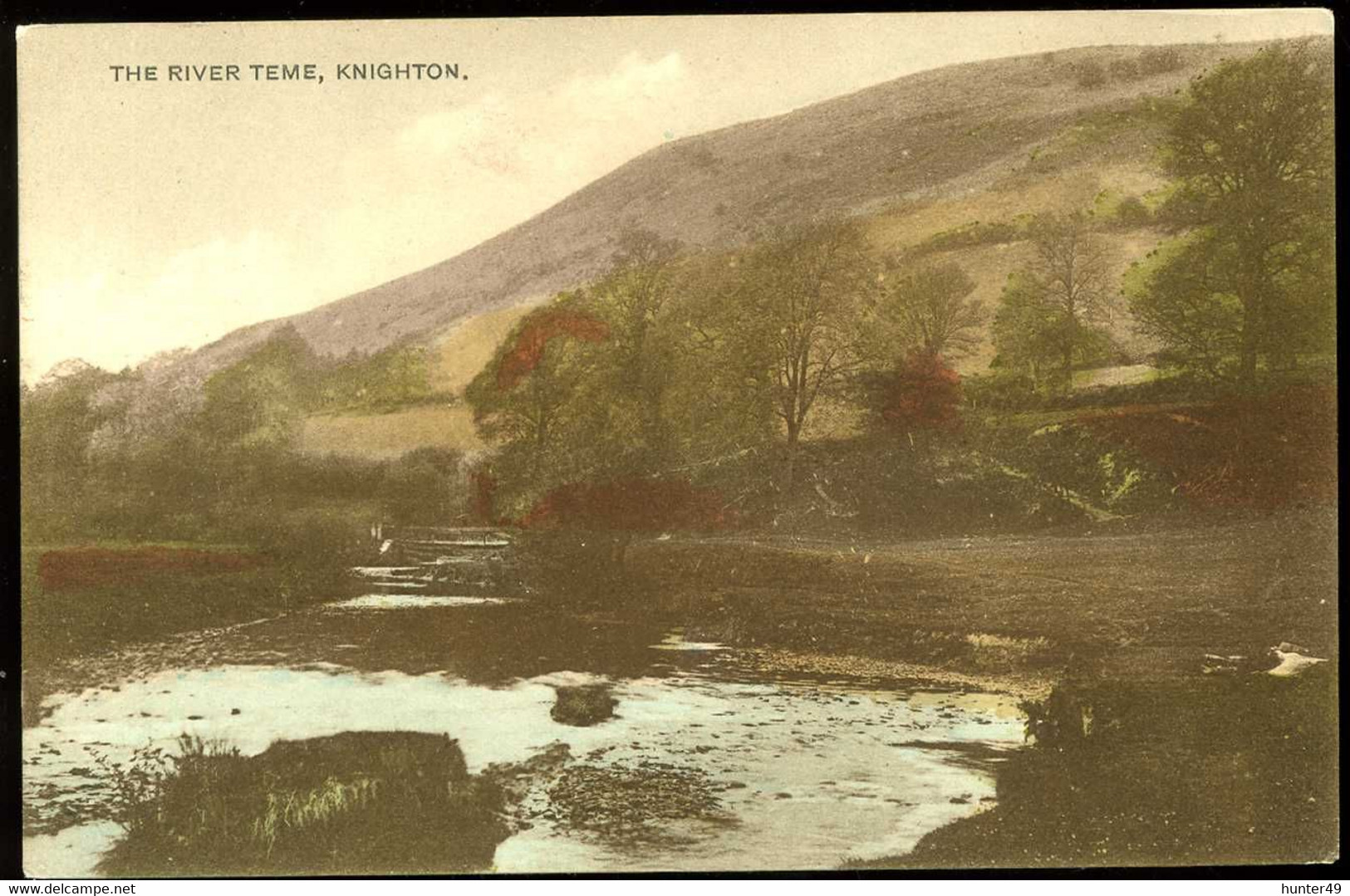 Knighton The River Teme Beaumont - Unknown County