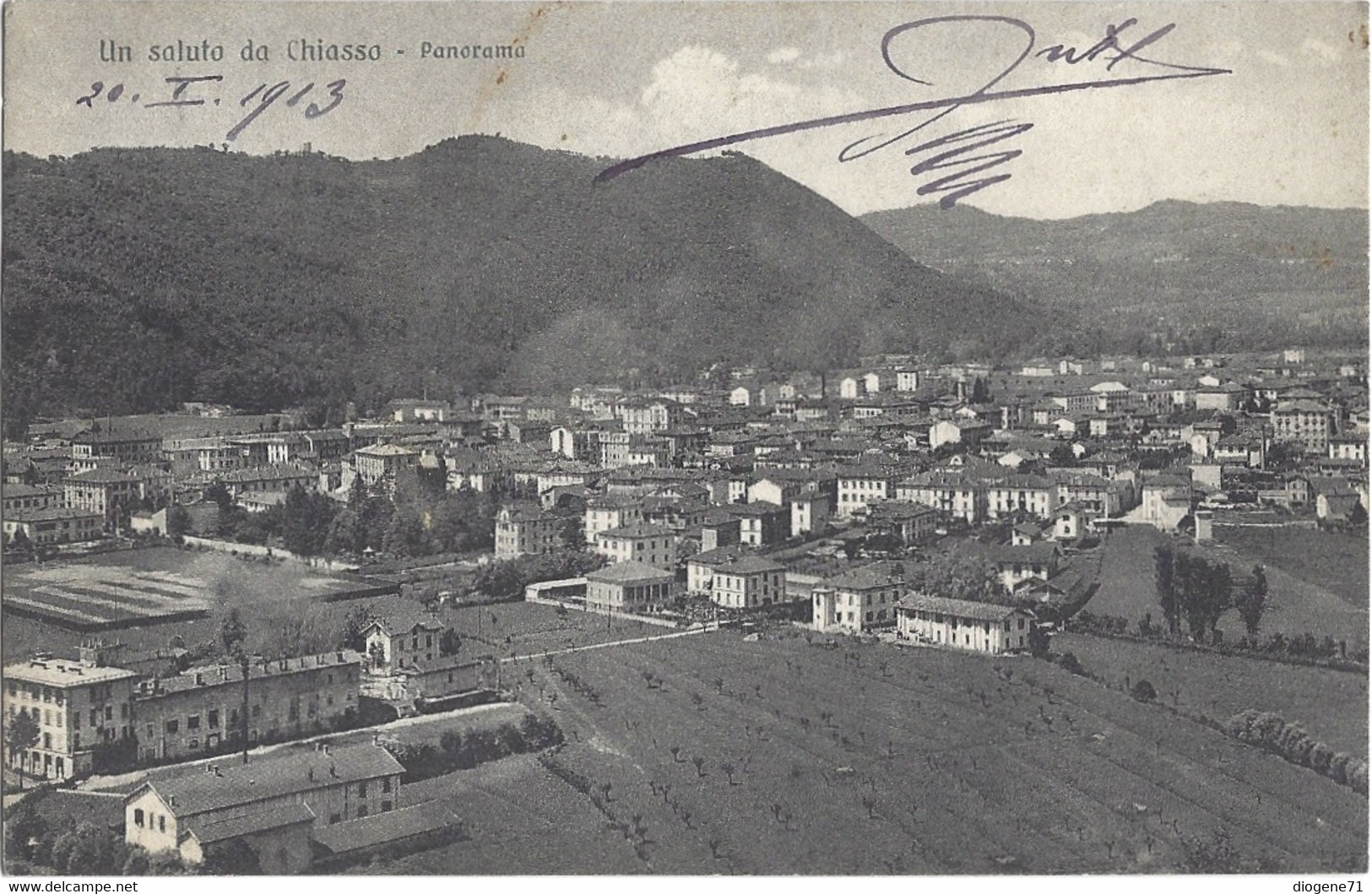 Un Saluto Da Chiasso 1913 - Chiasso