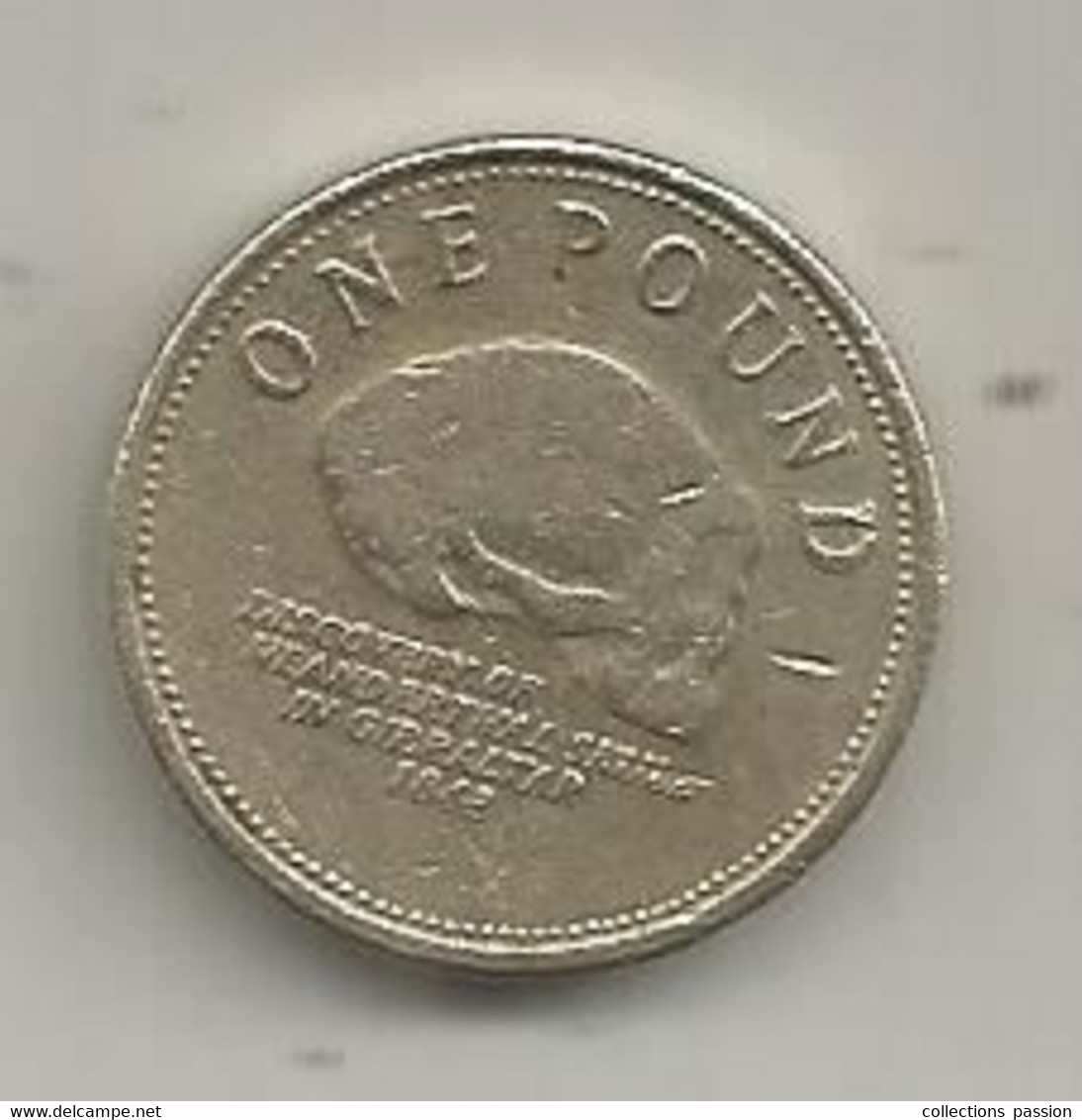 Monnaie , 1 Pound , 2008 , GIBRALTAR , 2 Scans - Gibraltar
