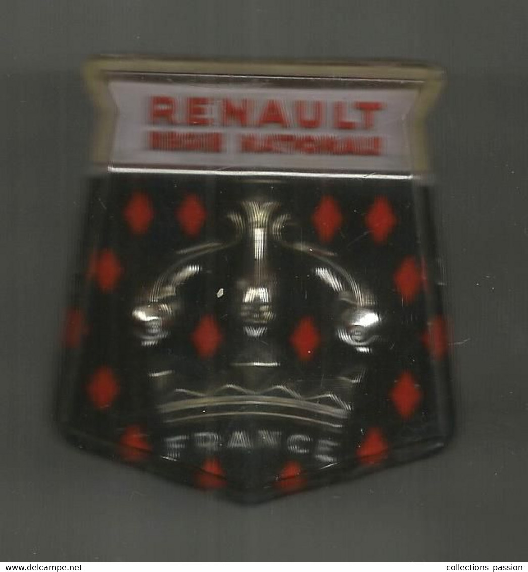 Logo , Sigle , RENAULT REGIE NATIONALE , FRANCE , 62 X 70 Mm, FraIs Fr 2.25e - Cars