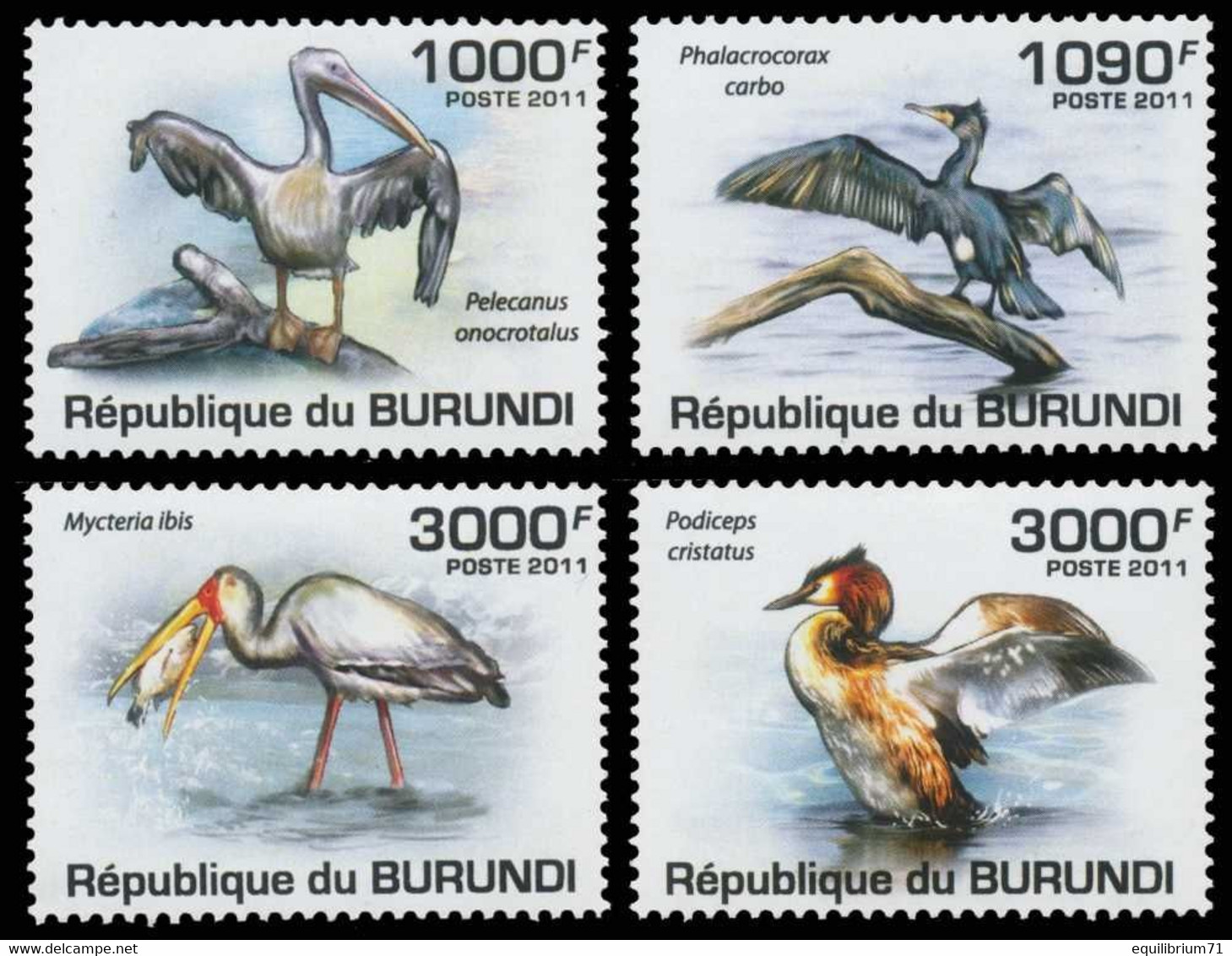 1326/1329** - Les Oiseaux / De Vogels / Vögel / Birds - BURUNDI - Pélicans