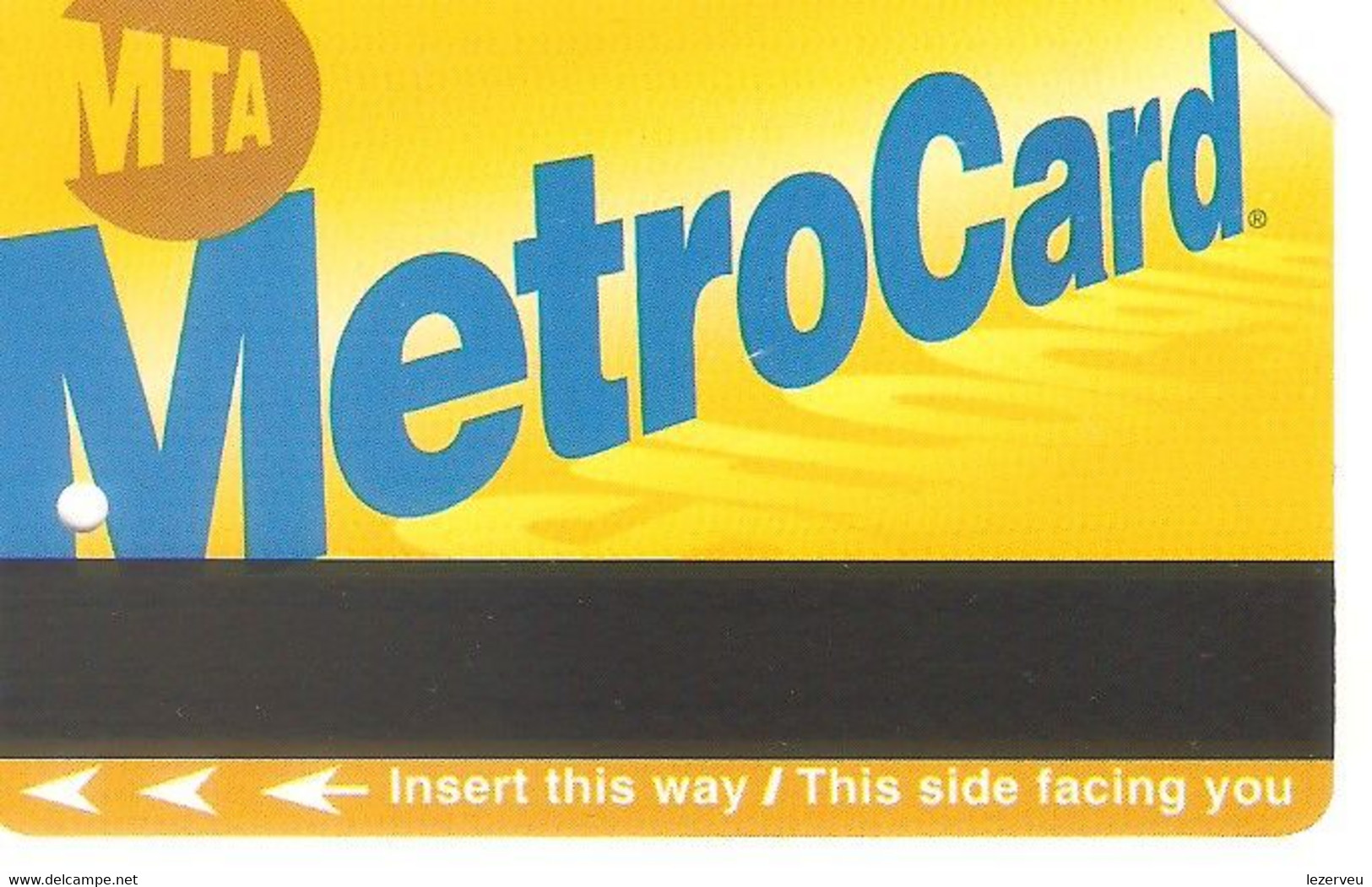 TITRE DE TRANSPORT METRO SUBWAY NEW YORK  INSTRUCTIONS EN CAS D URGENCE EN ESPAGNOL - World