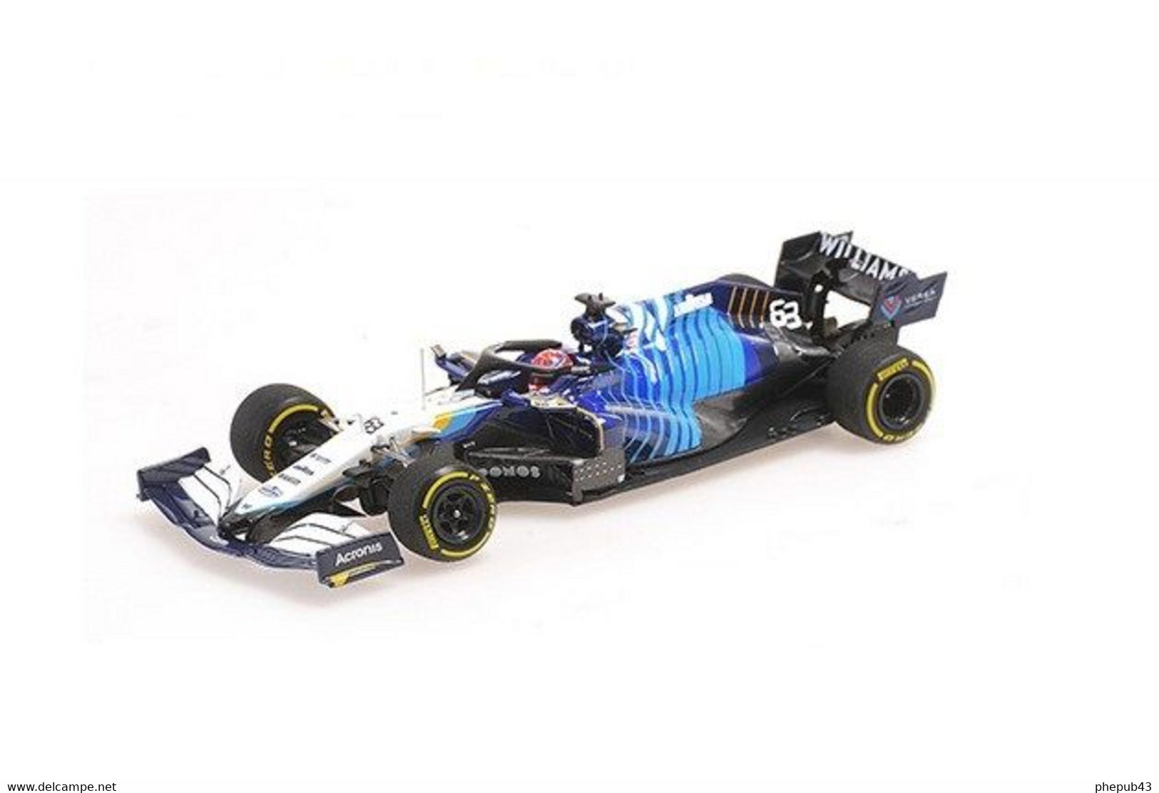 Williams Mercedes FW43B – George Russell - Bahrain GP FI 2021 #63 - Minichamps - Minichamps