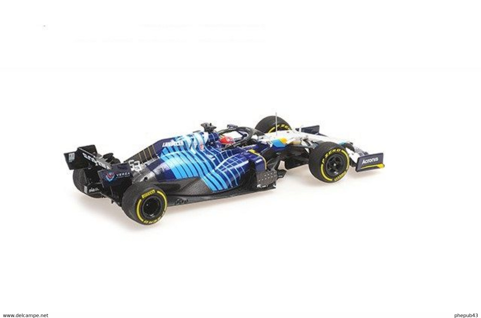 Williams Mercedes FW43B – George Russell - Bahrain GP FI 2021 #63 - Minichamps - Minichamps